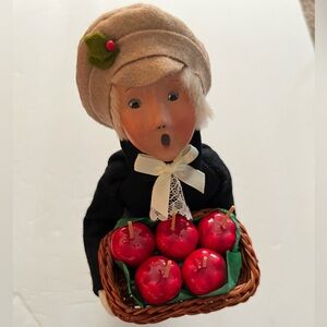 Byer’s Choice Ltd. Vintage boy holding apple crate